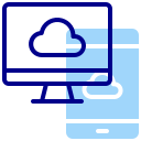 icône service hébergement cloud